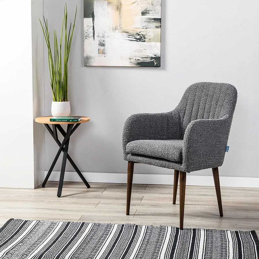 Стул Olaf темно-серый/т.орех - фото 9