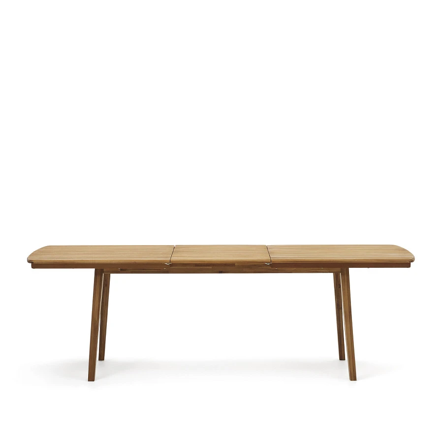 Thianna Раскладной уличный стол из массива акации 180 (240) x 90 см - фото 6