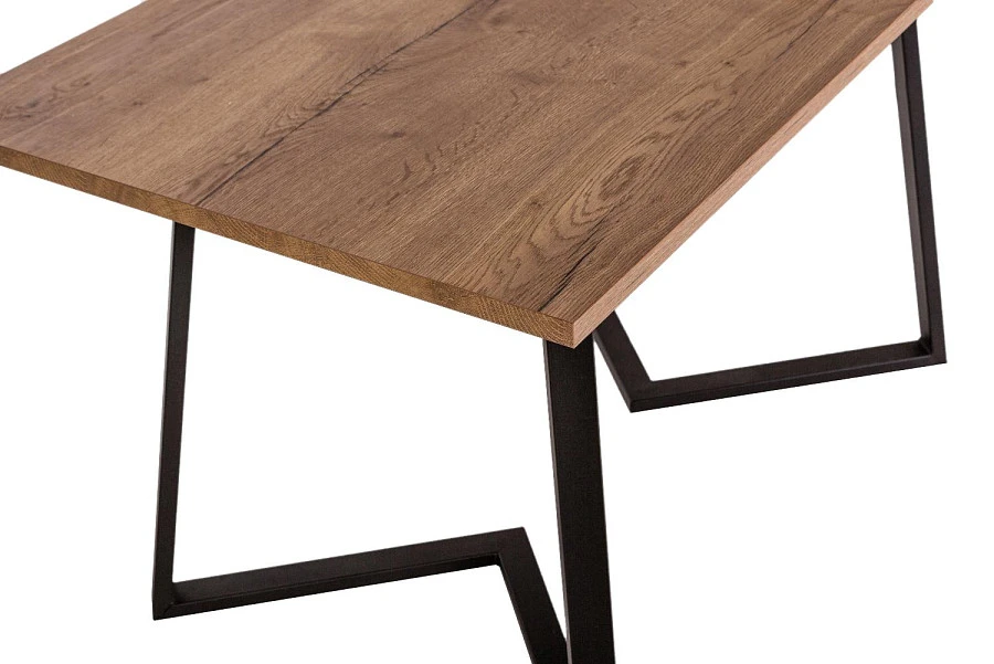 Стол Роналдо раздвиж. 120-160 Галифакс Табак - фото 5