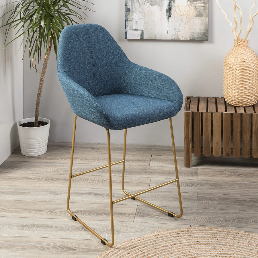 Кресло полубар Kent БлюАрт/ЛинкЗолот - фото 7