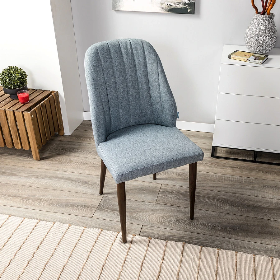 Стул Alen св.серый/т. орех - фото 9