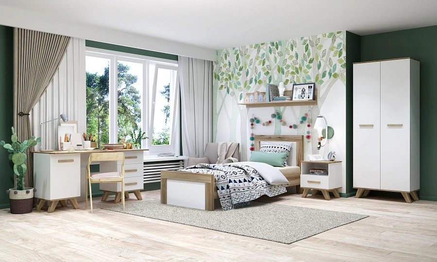 Кровать 900 Вега Скандинавия - фото 2