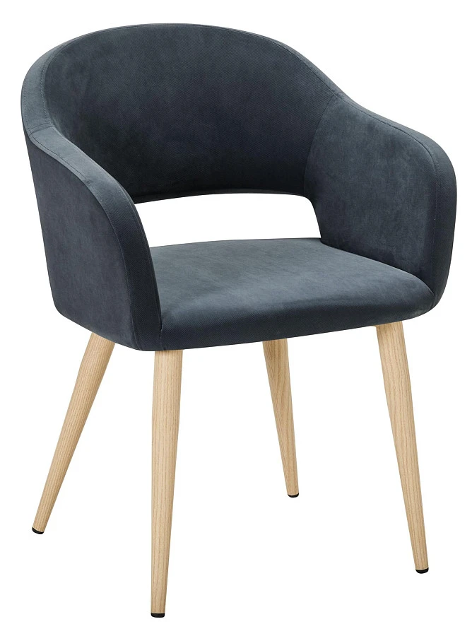 Стул Oscar Diag grey/нат.дуб