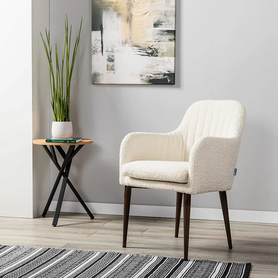 Стул Olaf бежевый/т.орех - фото 9