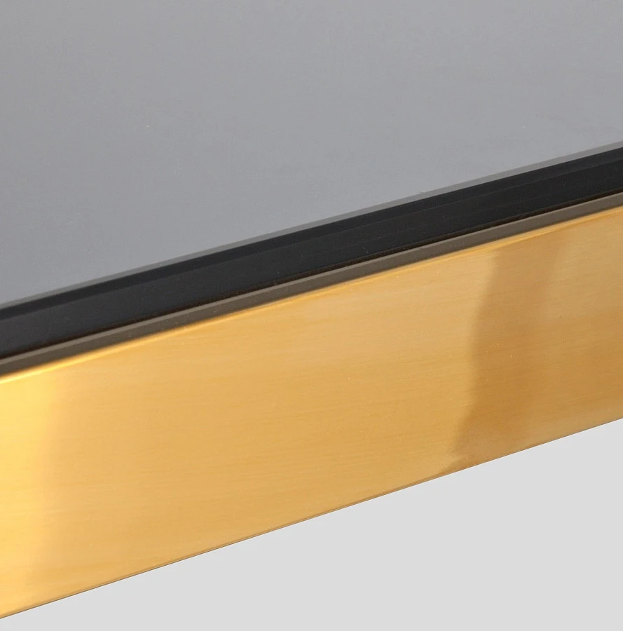 Журнальный столик ГЭТСБИ 55*55 золотистый - фото 6