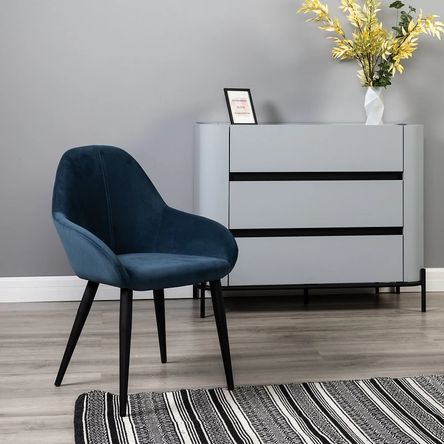 Кресло Kent Diag blue/черный - фото 9