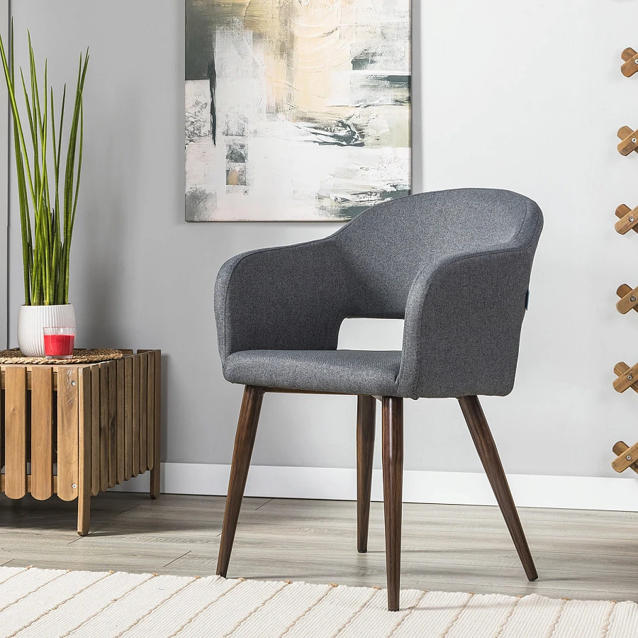 Стул Oscar Diag grey/т.орех - фото 12