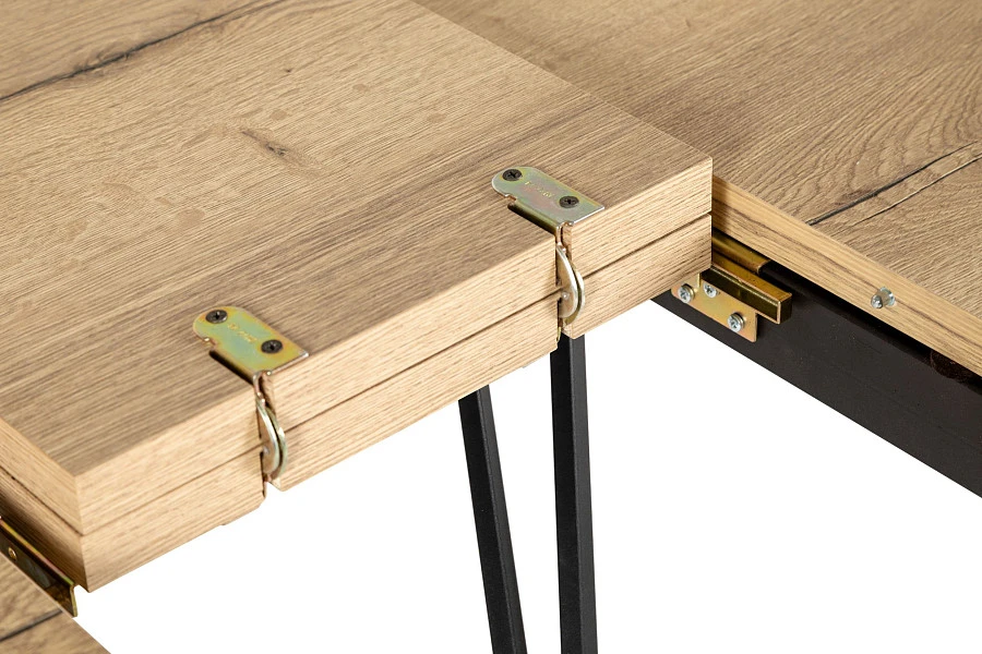 Стол Диего Prime раздвиж. D90+30 Галифакс Натур/Бабочка - фото 8