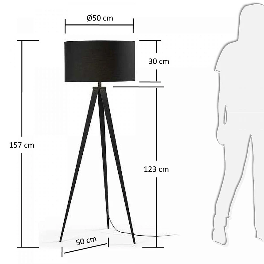 Торшер Uzagi черный - фото 6