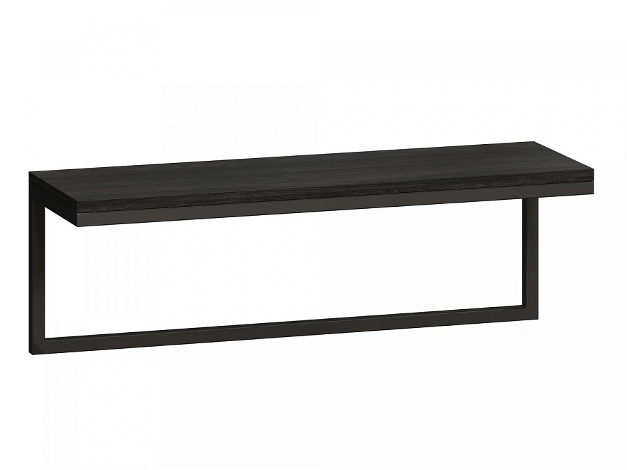 Полка подвесная Мальборк Флэт Венге лофт