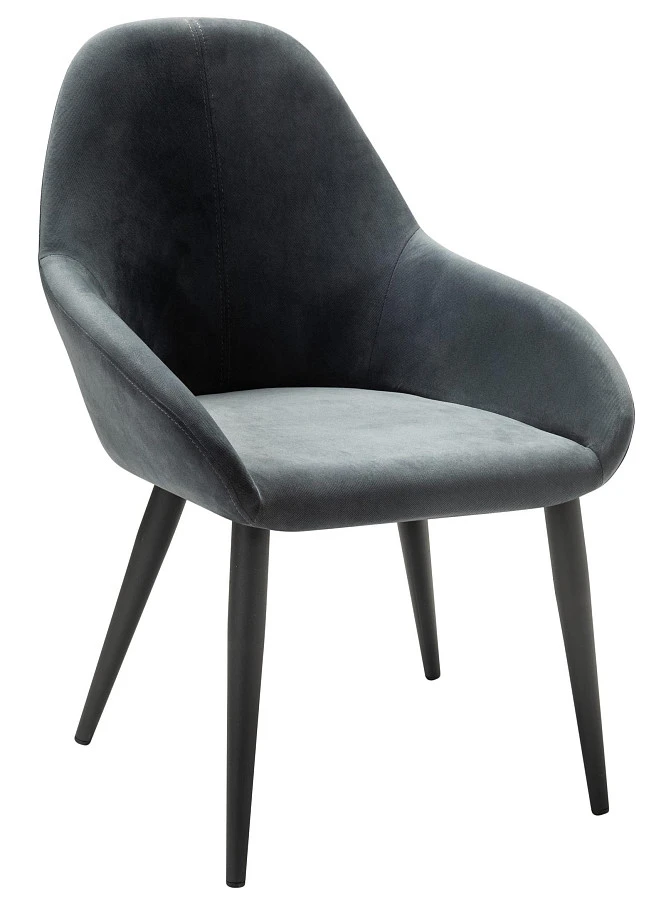 Кресло Kent Diag grey/черный