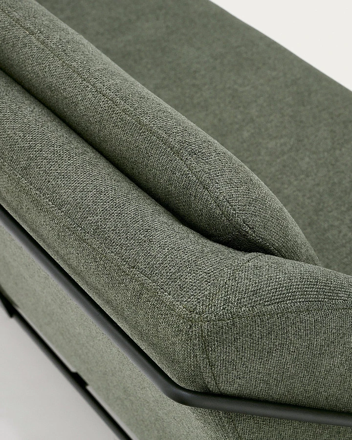 Brida 2-мест.диван зеленый/ножки сталь - фото 9