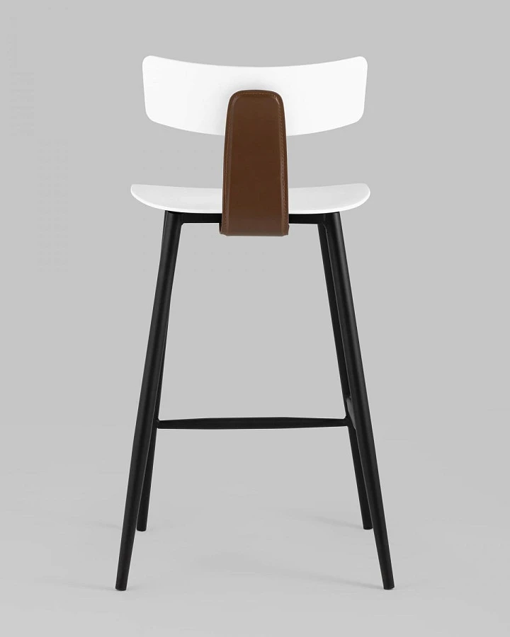 Стул полубарный ANT белый - фото 5