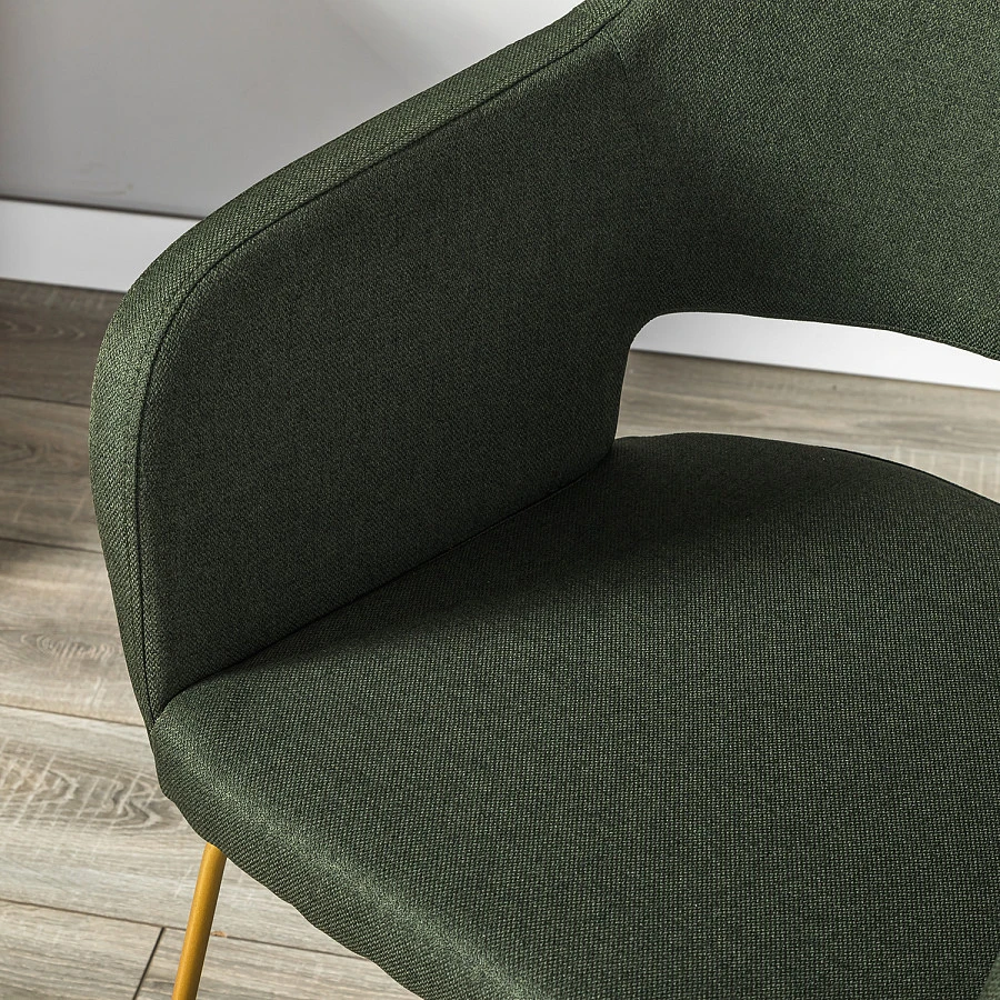 Кресло Oscar тёмно-зеленый/Линк золото - фото 12