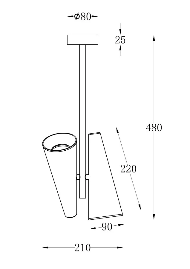 Потолочный светильник Maytoni MOD095CL-02W - фото 3