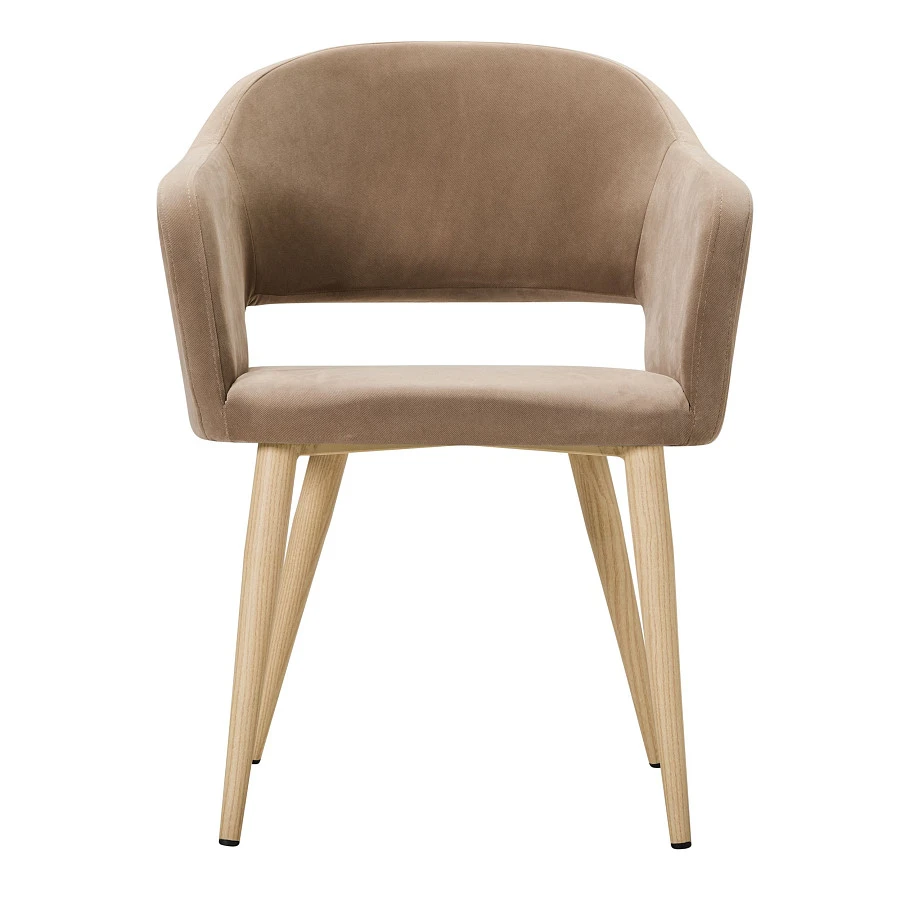 Стул Oscar Diag beige/нат.дуб - фото 3