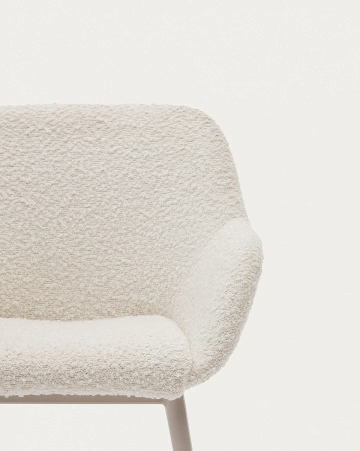 Konna Детский стул бел.букле/беж.стал.ножки - фото 10