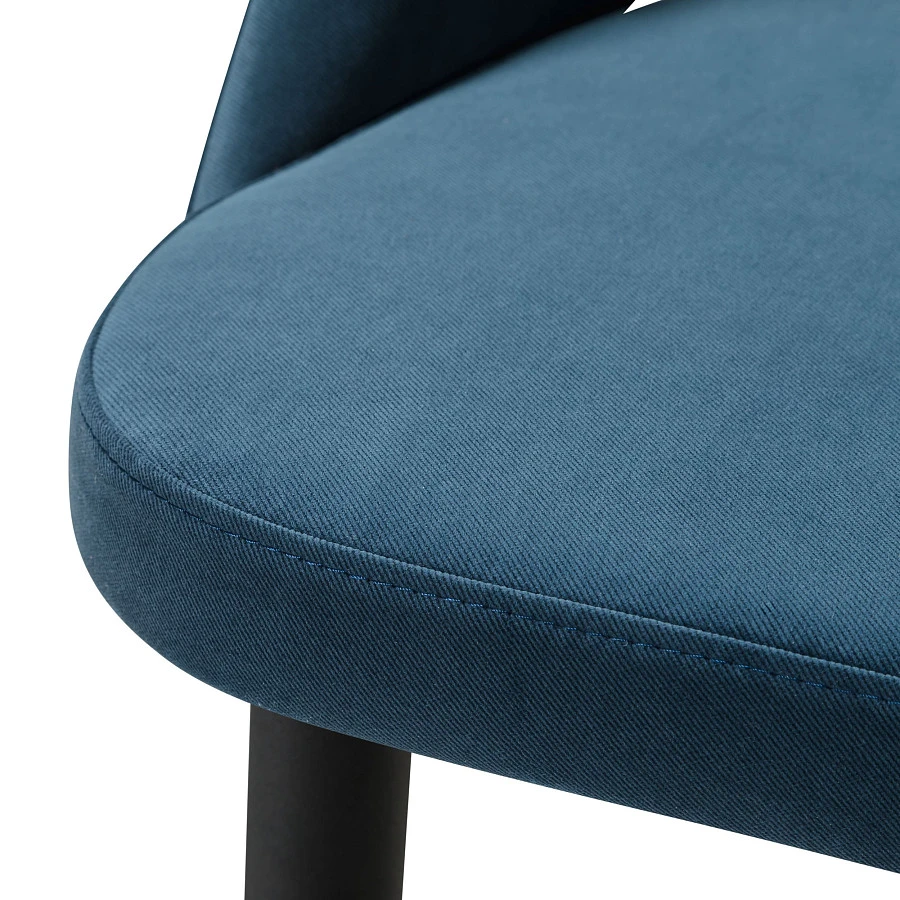 Кресло Бар.Lars Diag blue/черный - фото 4