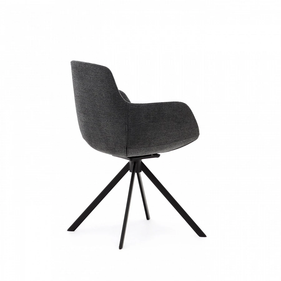 Рабочее кресло Tissiana т/сер син и ч/мат. ал. - фото 3