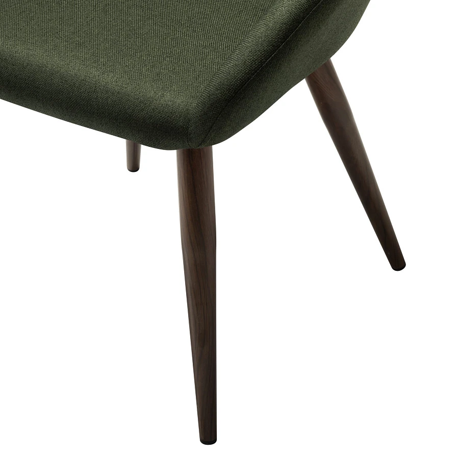 Кресло Kent тёмно-зеленый/т.орех - фото 8