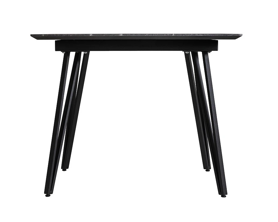 Стол Диего 960*960 мрамор графит со скосом - фото 2