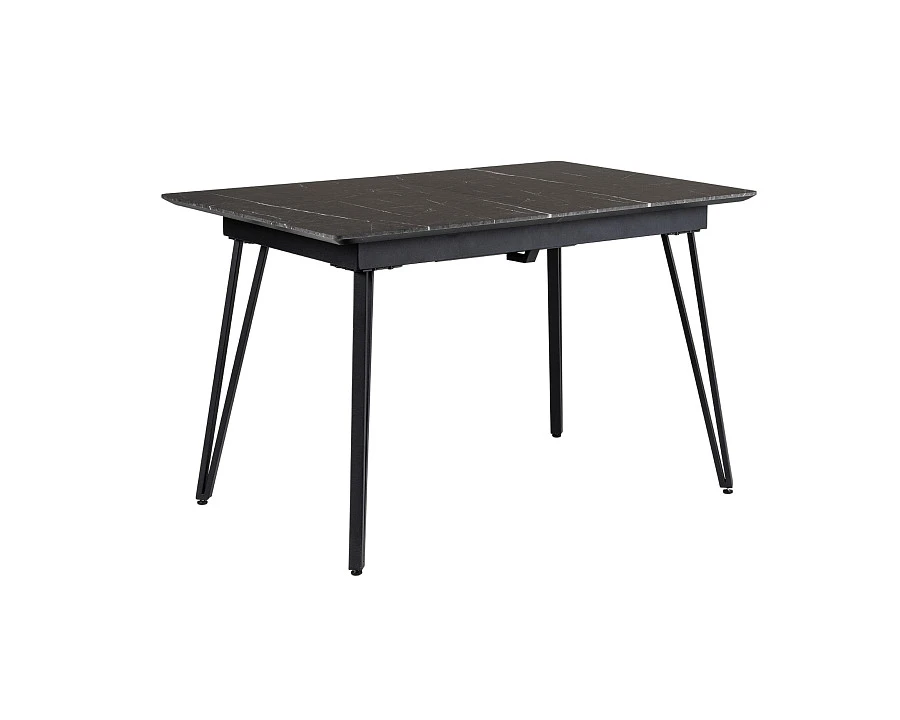 Стол Диего раздвиж. 120-160 Темный мрамор/Бабочка - фото 7