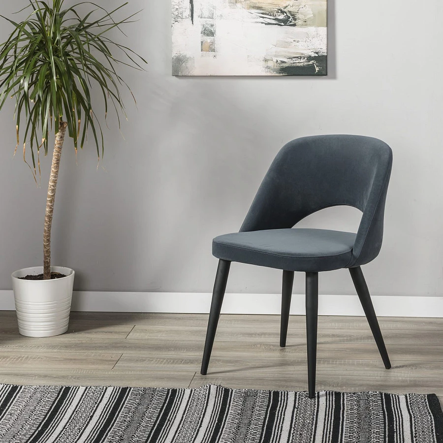 Кресло Lars Diag grey/черный - фото 9