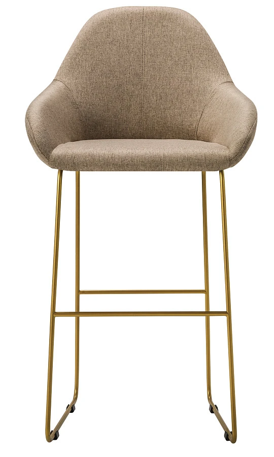 Кресло Бар Kent Браун/ЛинкЗолот - фото 3