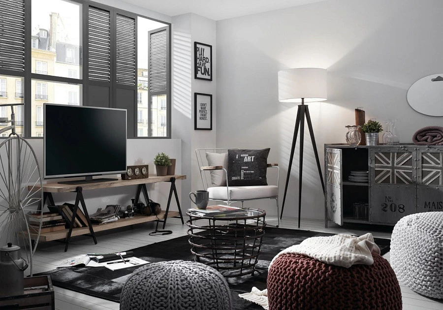 Торшер Uzagi черный - фото 5