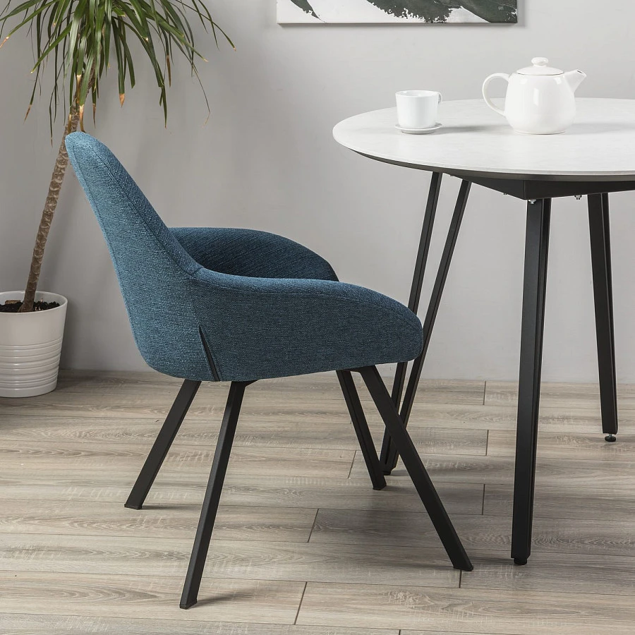 Стол Диего d860 белый со скосом - фото 8