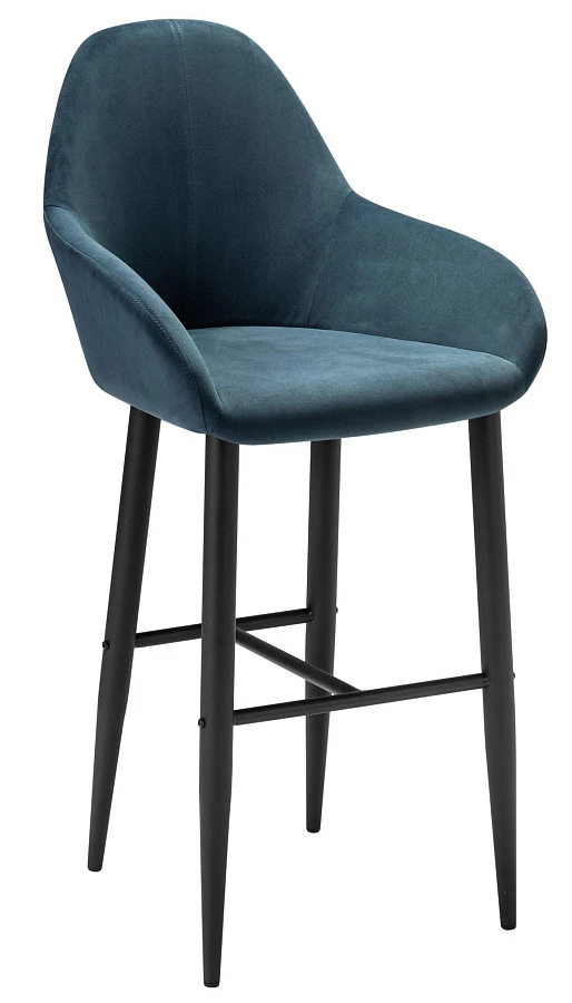 Кресло Бар.Kent Diag blue/черный