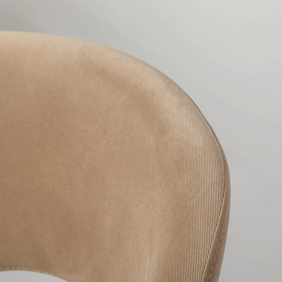 Кресло Lars Diag beige/черный - фото 12