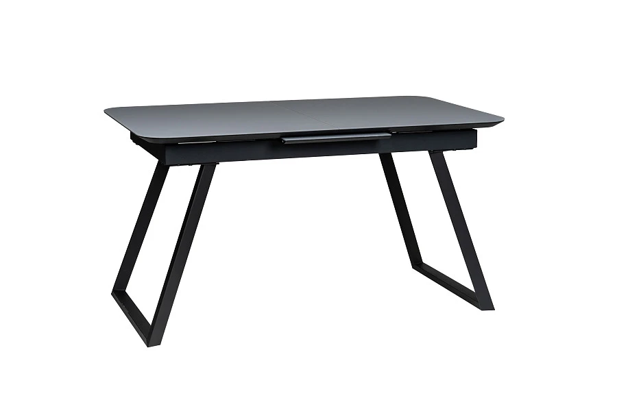 Стол Пеле 140-180 Automatic Dark matte glass