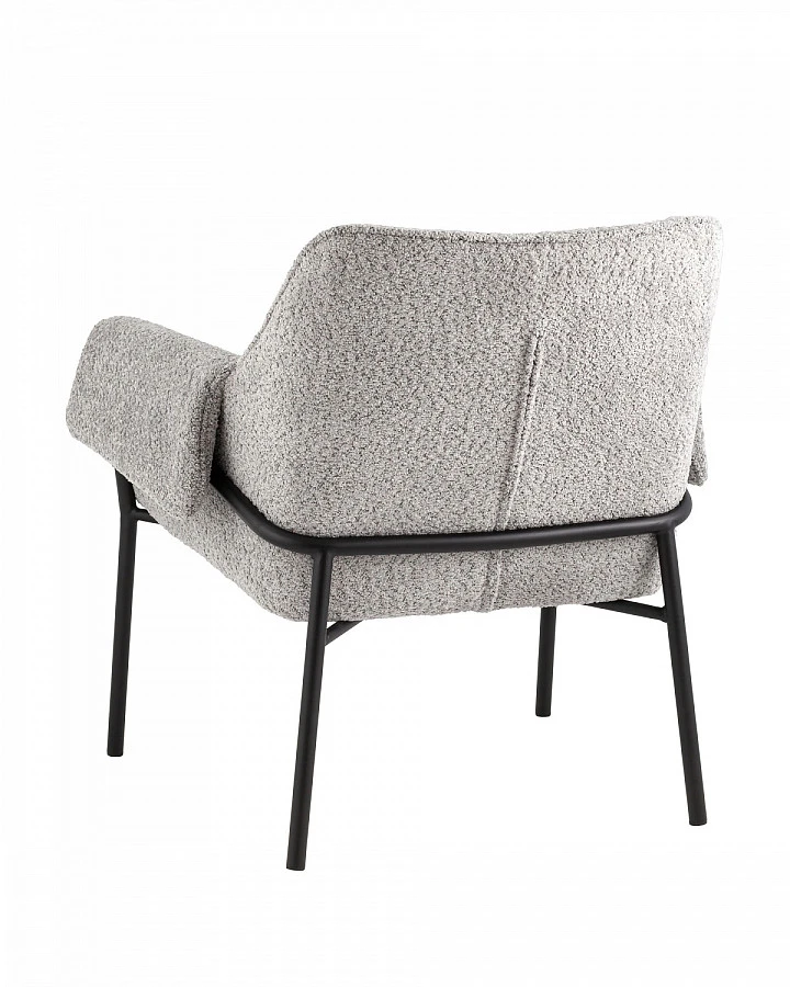 Кресло лаунж Бесс альпака серый - фото 5