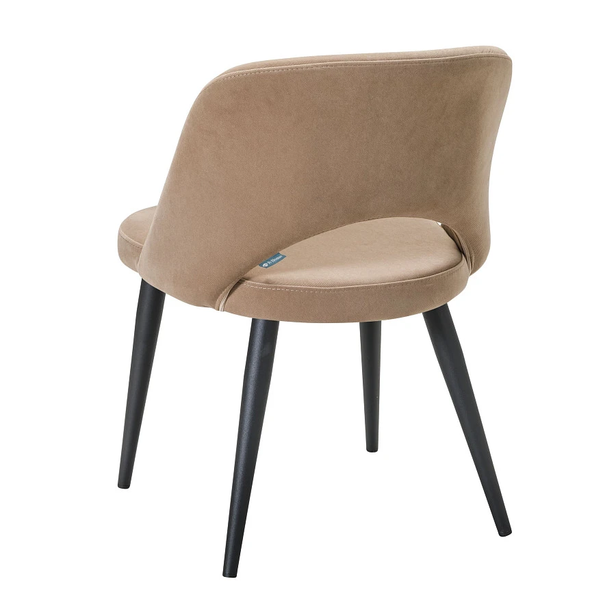 Кресло Lars Diag beige/черный - фото 3