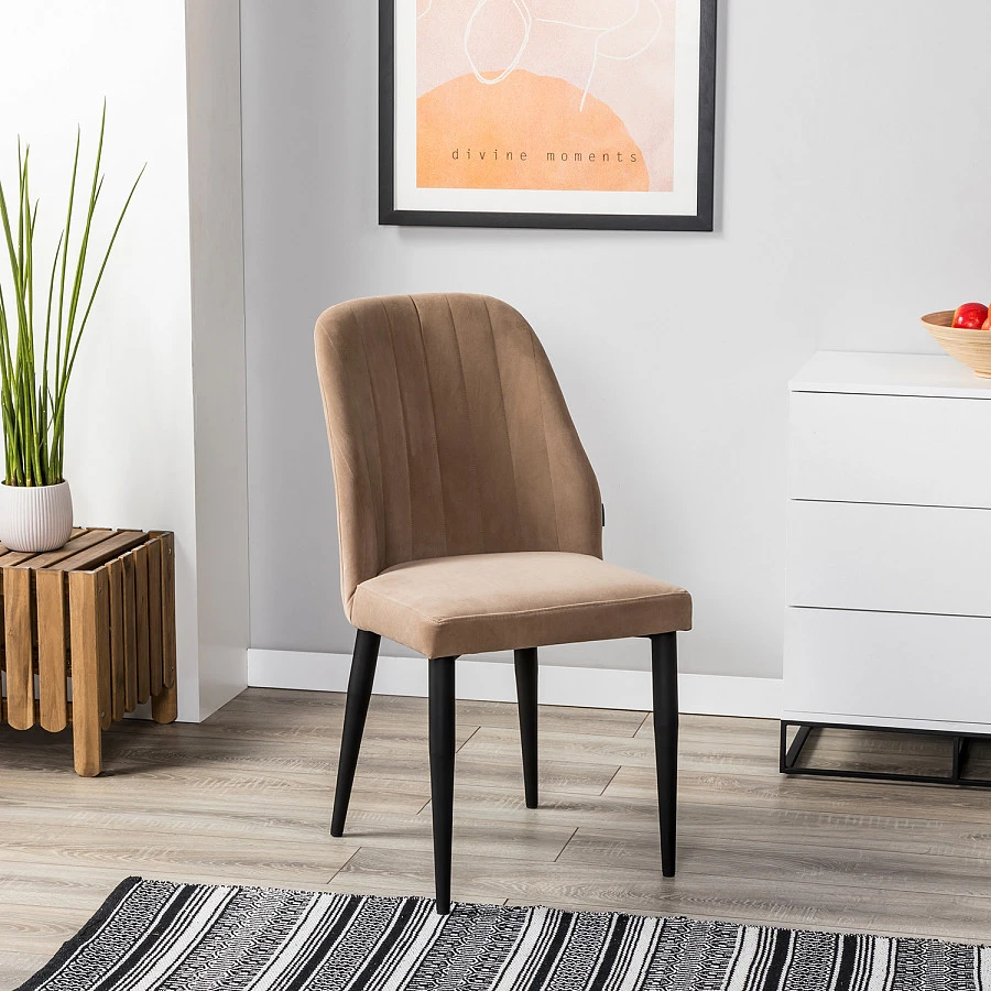 Стул Alen Diag beige/черный - фото 8