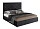 Кровать Палермо 200х200 чёрного цвета