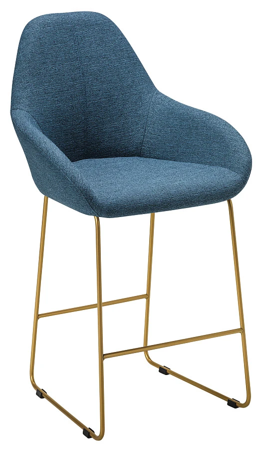 Кресло полубар Kent БлюАрт/ЛинкЗолот