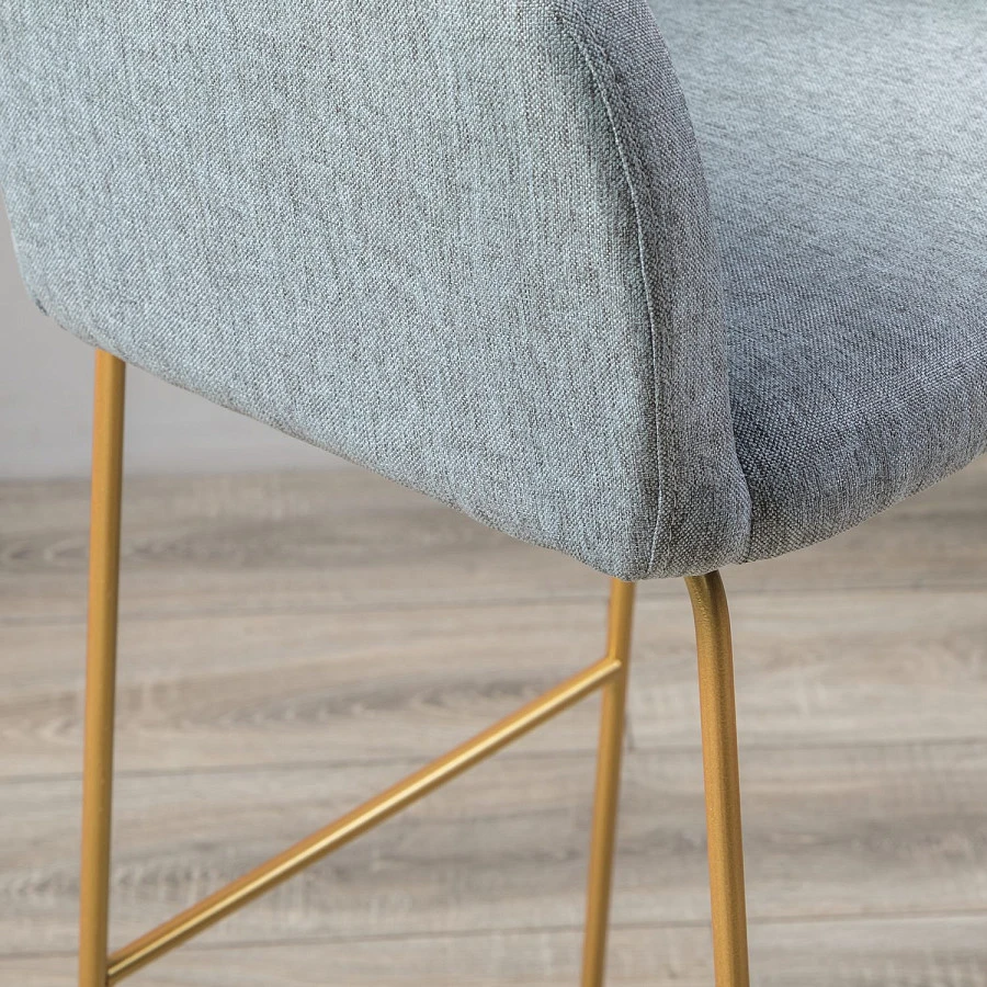 Кресло Бар Oscar Грей/ЛинкЗолот - фото 9