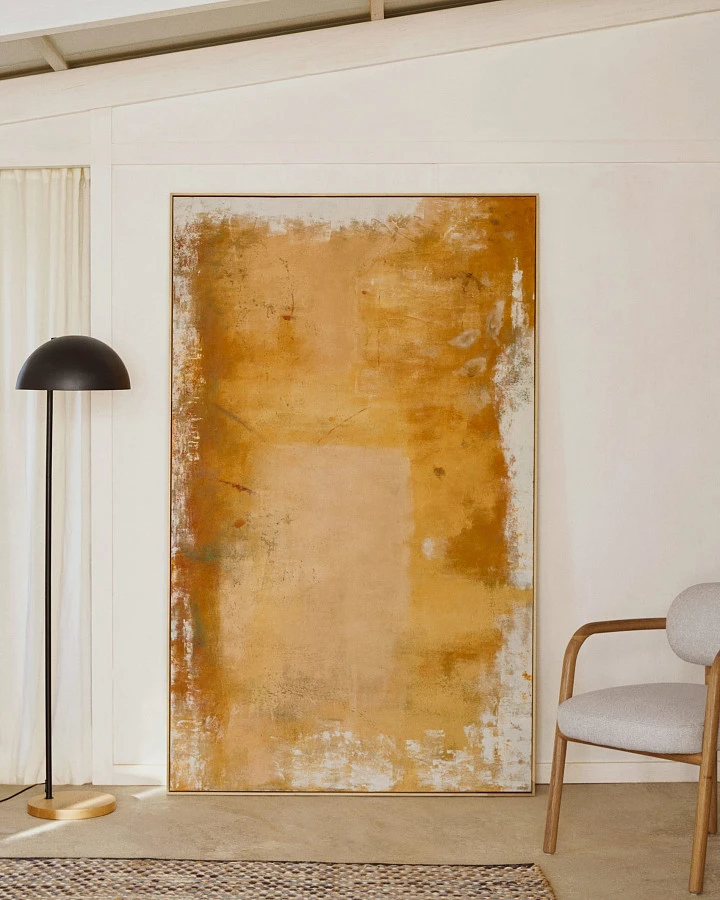 Торшер из дерева ясеня Catlar и металла черный - фото 3