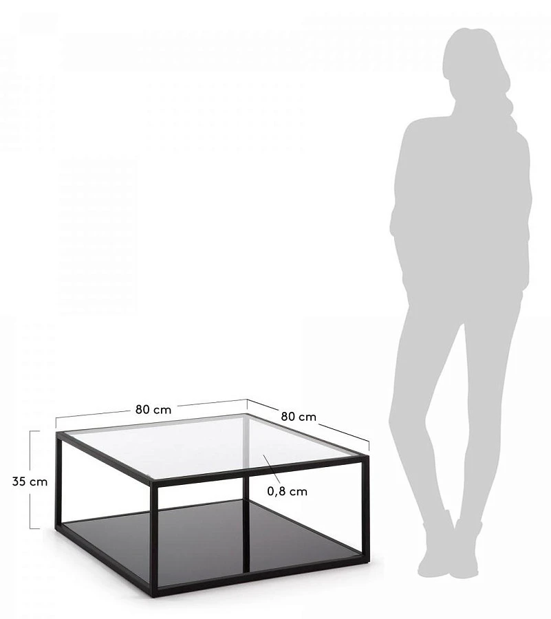 Журнальный столик Greenhill черный - фото 5