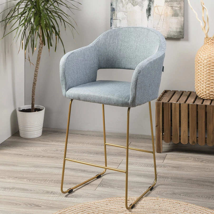 Кресло Полубар Oscar Грей/ЛинкЗолот - фото 5