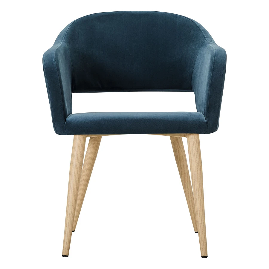 Стул Oscar Diag blue/нат.дуб - фото 3