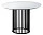 Стол обеденный Patrik д.110 мрамор Бианко/черный