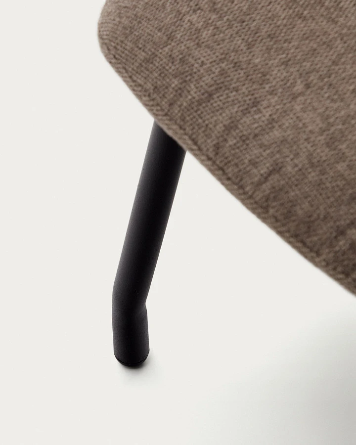 Belina Пуф св.-кор. синель/черн.сталь - фото 7