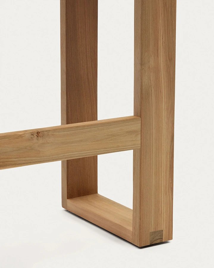 Canadell Уличная скамейка из 100% переработанного тикового дерева 130 см - фото 8