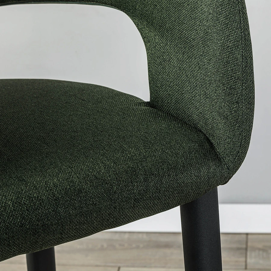 Кресло Бар.Hugs тёмно-зеленый/черный - фото 9