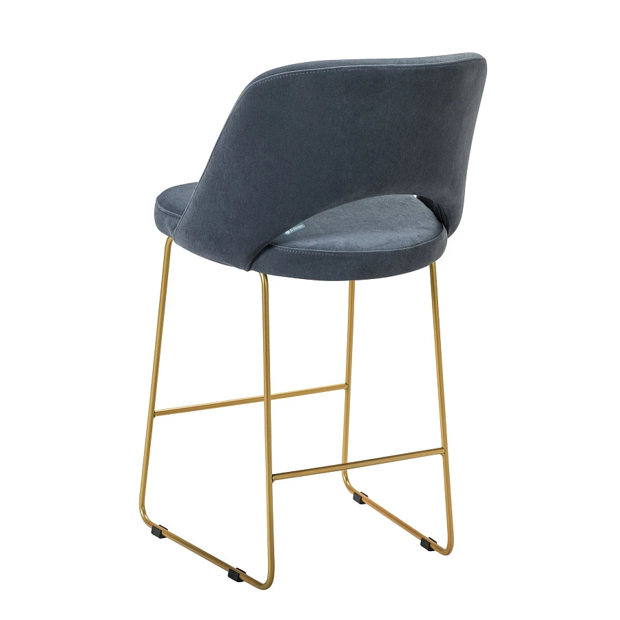 Кресло полубар Lars Diag grey/Линк золото - фото 3