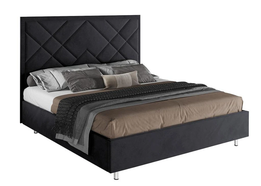 Кровать Палермо 200х200 чёрного цвета