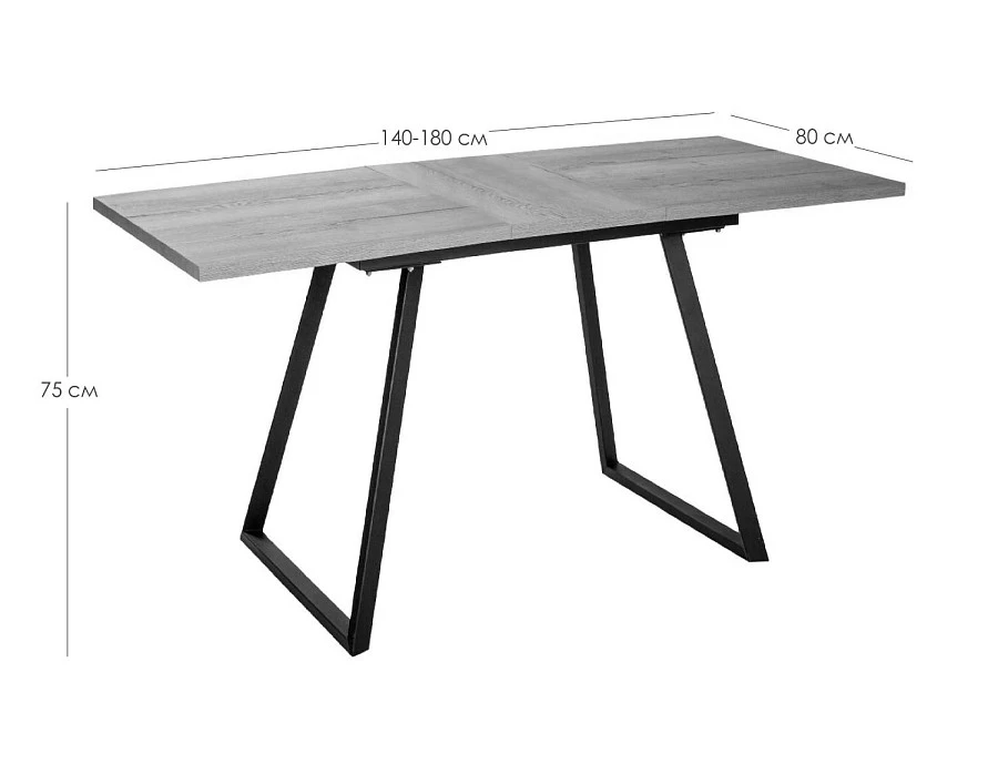 Стол Пеле раздвиж. 140-180 Смарт Корбридж - фото 2